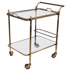 Vintage Bar Kart with Removable Trays