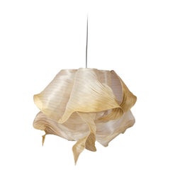 Gold Nebula Hand-Painted Pendant Lamp by Mirei Monticelli