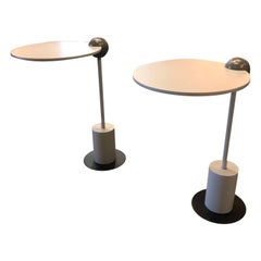 Paire de tables d'appoint par Edward Geluk pour Arco dans le style Memphis