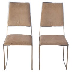 Mario Sabot Italian Midcentury set of two Chairs Mid 70's