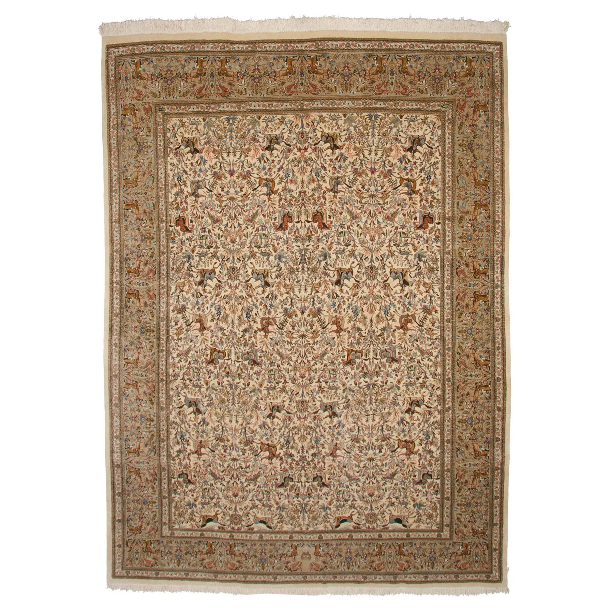 Vintage Tabriz Carpet  For Sale