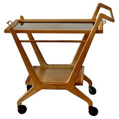 1950's Cesare Lacca Tea Trolley or Bar Cart for Cassina