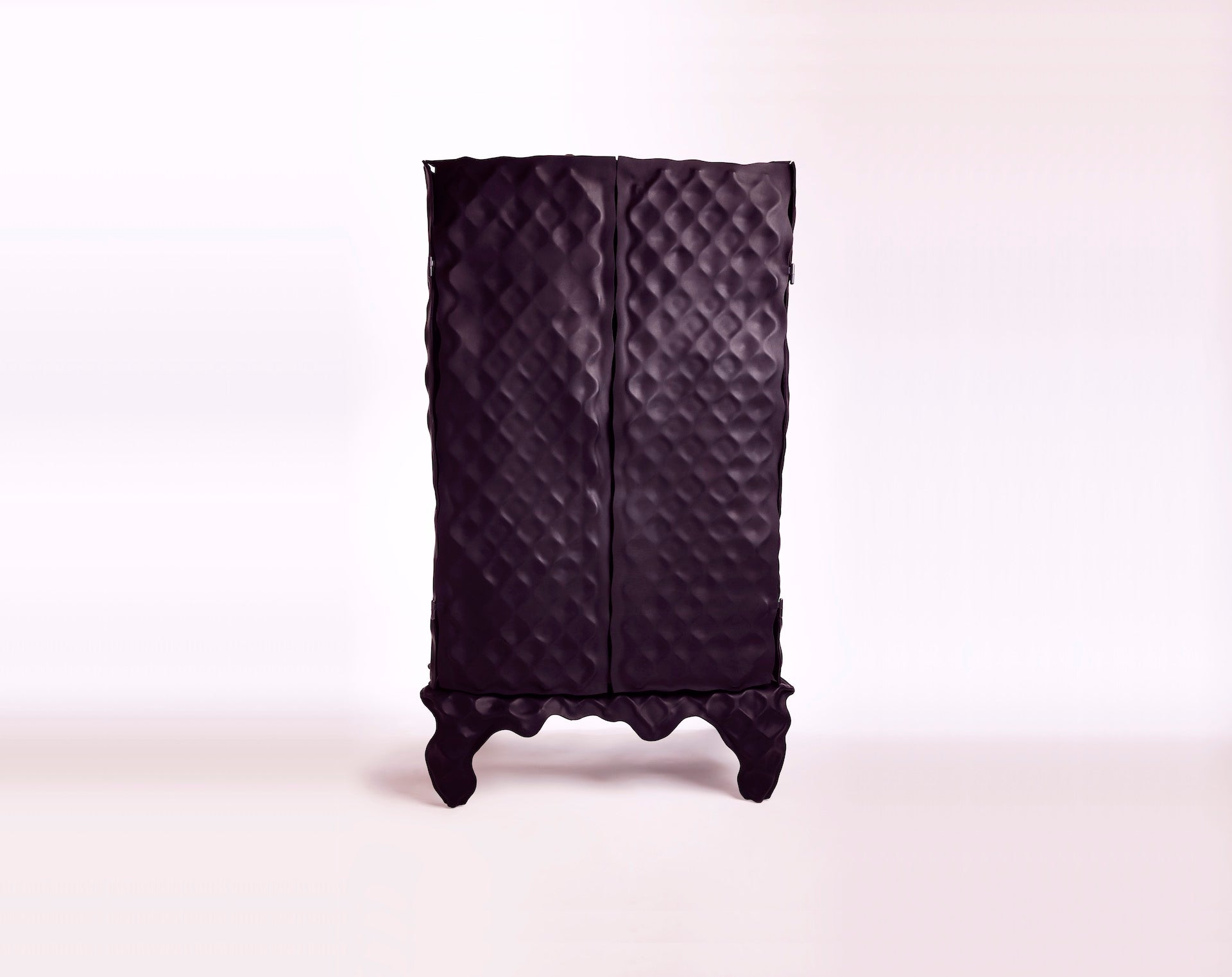 'Partu' Italian Leather Cabinet by Trent Jansen & Johnny Nargoodah For Sale