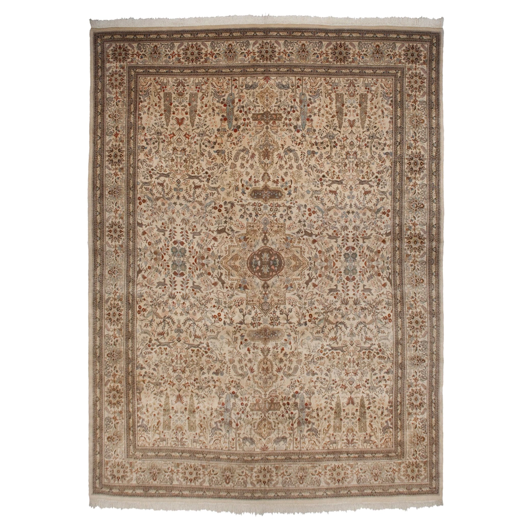 Vintage Tabriz Carpet at 1stDibs