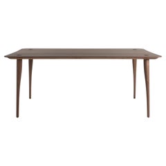 Revised Lewes Rectangle180 – solid walnut dining table