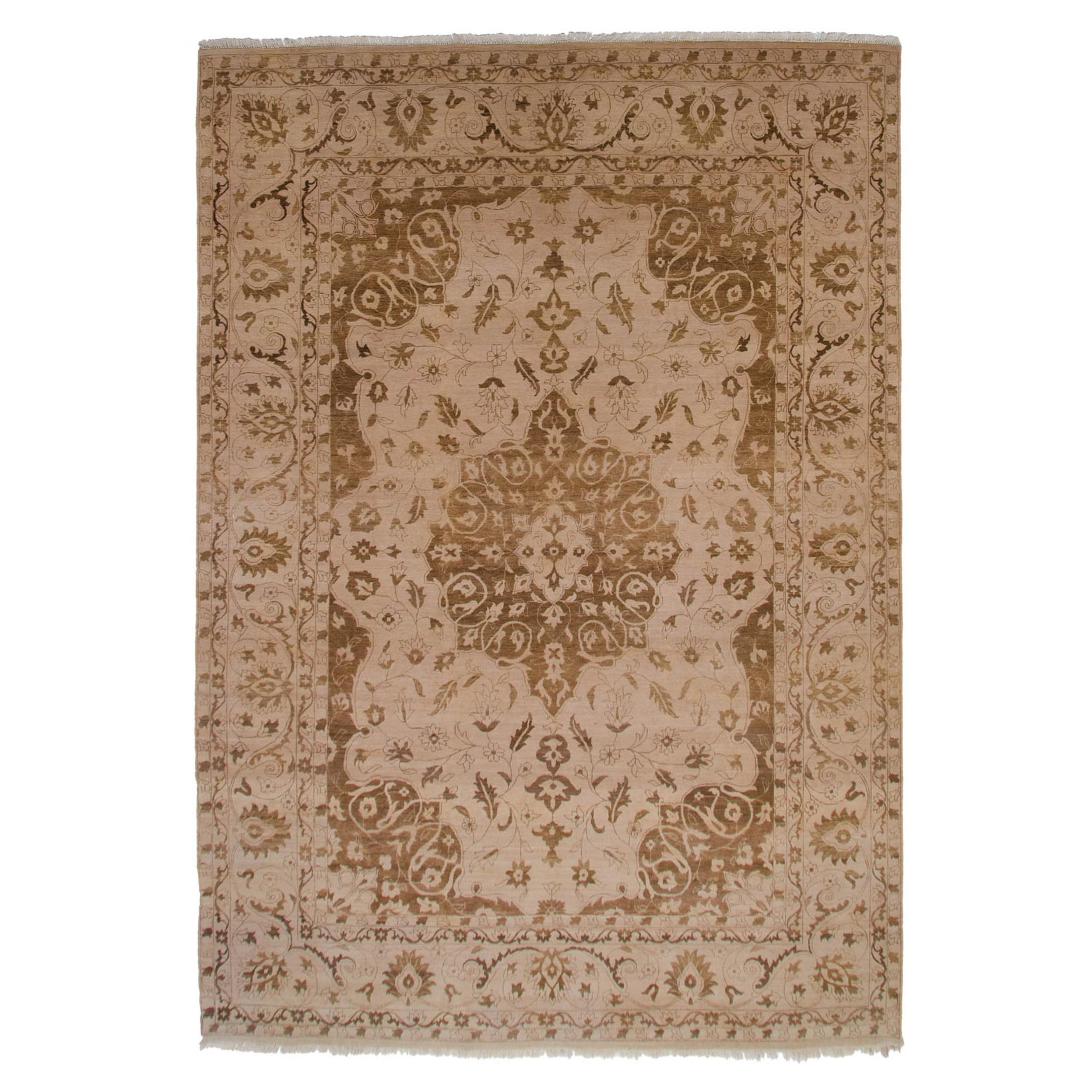 Nouveau tapis indien à motif Tabriz