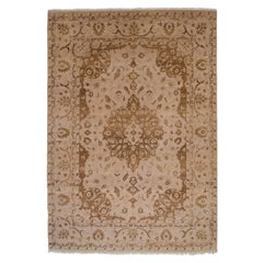 Indischer Teppich im Täbriz-Design