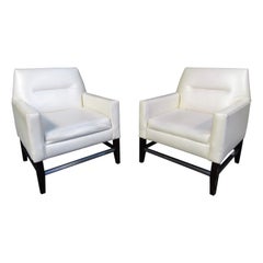 Pair of Vintage Style Club Chairs