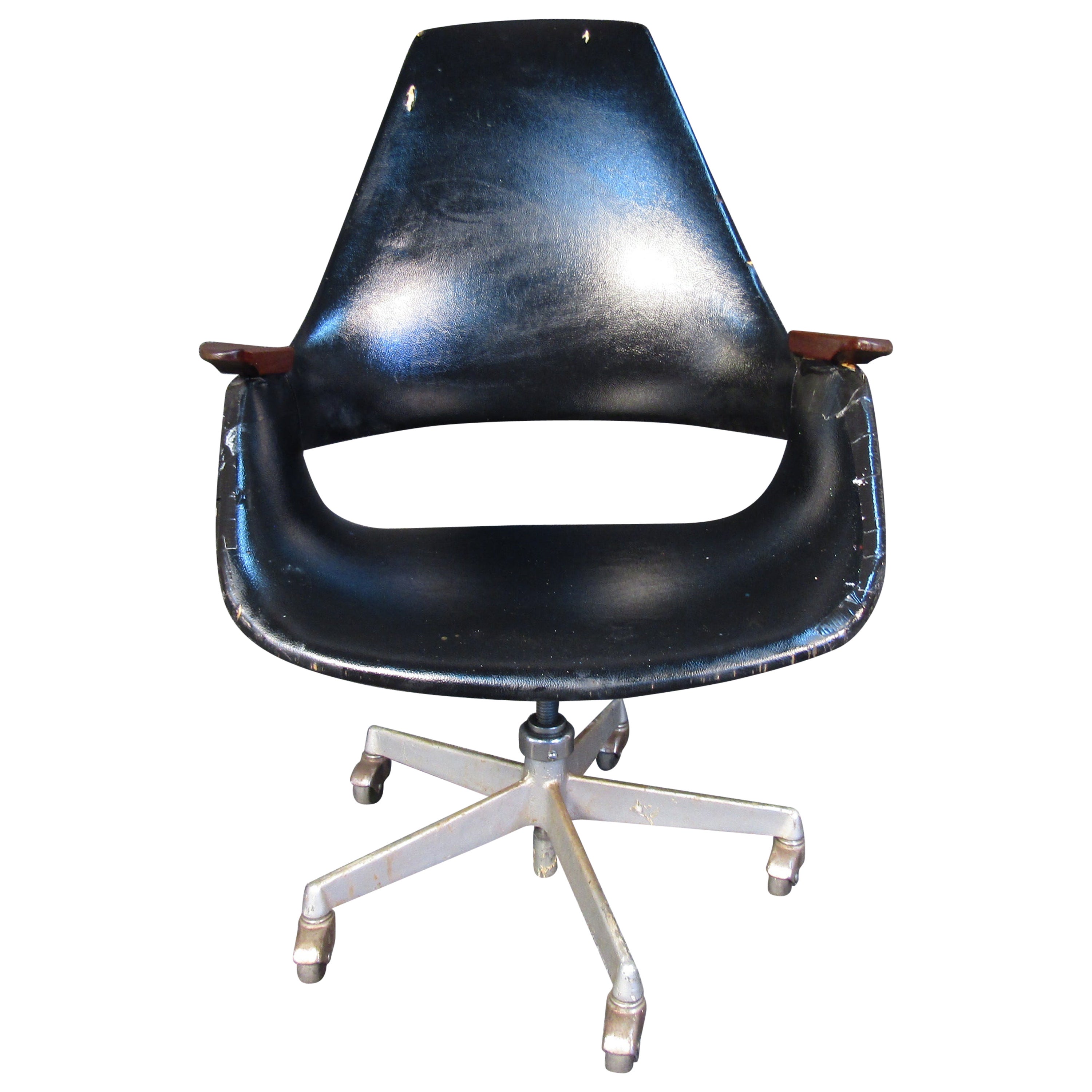 Vintage Rolling Office Chair For Sale