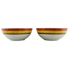 Paloma Picasso for Villeroy & Boch, Two Large "My Way" Porcelain Bowls