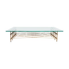 Brass Mexico Made Coffee Table