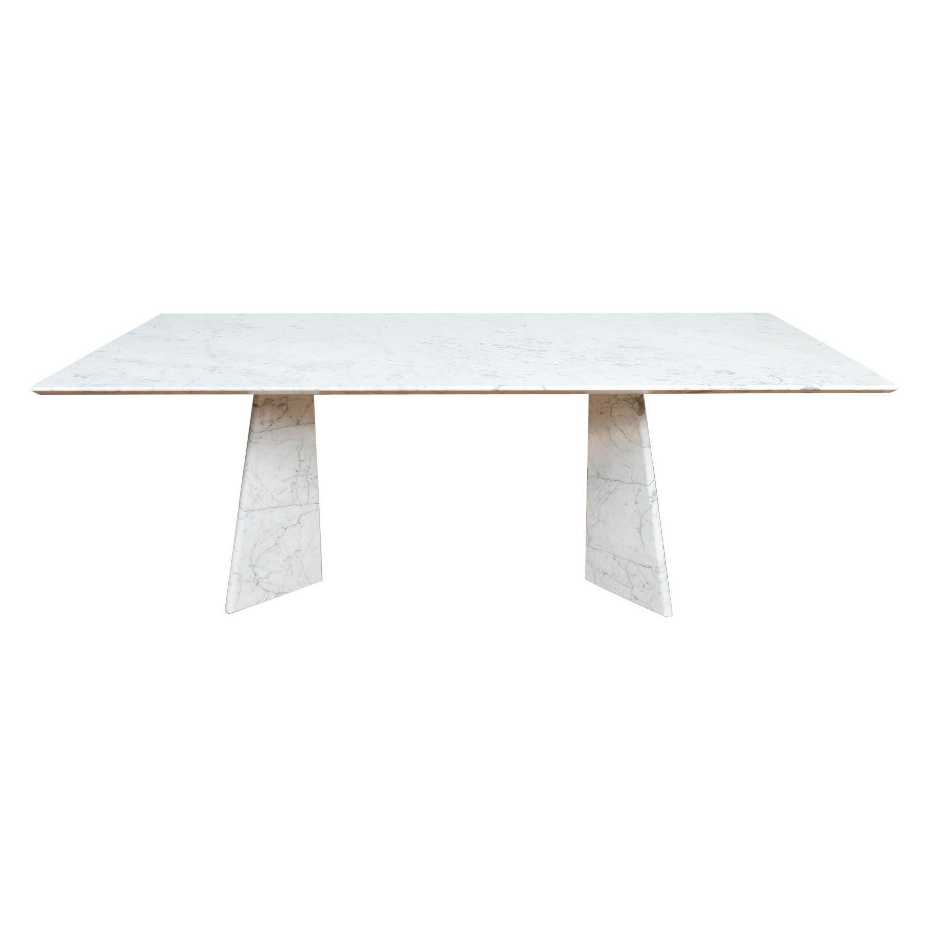 Mid Century Marble Dining Table