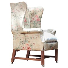 Antique George III Style Wingback Armchair C1900