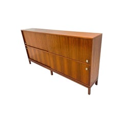 Alfred Hendrickx Highboard with Polished Steel Handles