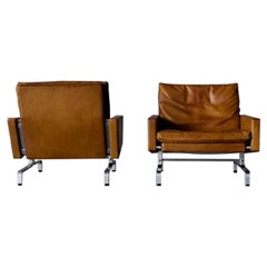 PK-31 Lounge Chairs by Poul Kjaerholm for Kold Christensen, Denmark 1960s