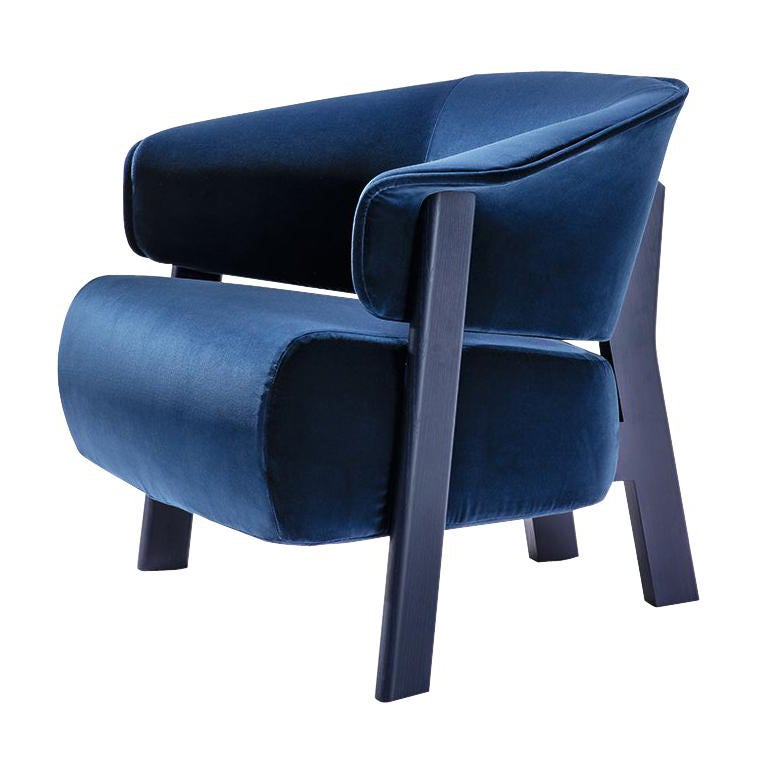 Patricia Urquiola ''Back-Wing Armchair', Wood, Foam and Fabric by Cassina For Sale