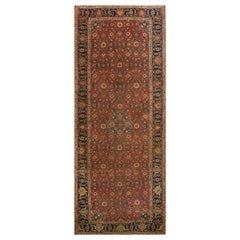 1920s Persian Tabriz Carpet ( 7'4" x 18' - 223 x 548 cm )