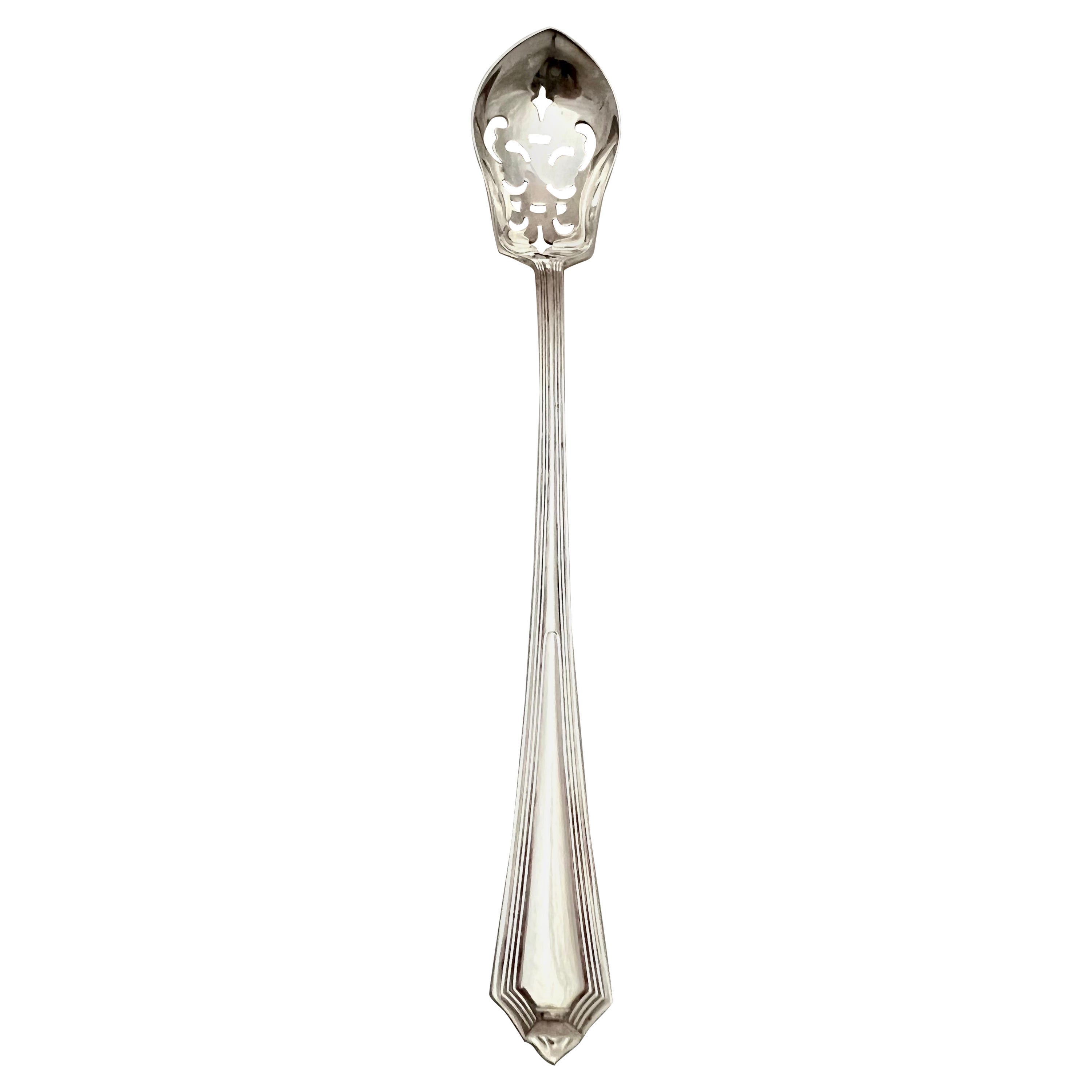 Sterling Silver Sugar Spoon-Early 20th Century For Sale