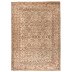 Antiker indischer Amritsar-Teppich, handgefertigt, Größe verstellbar