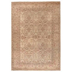 Tapis Amritsar indien ancien fait à la main, taille ajustée