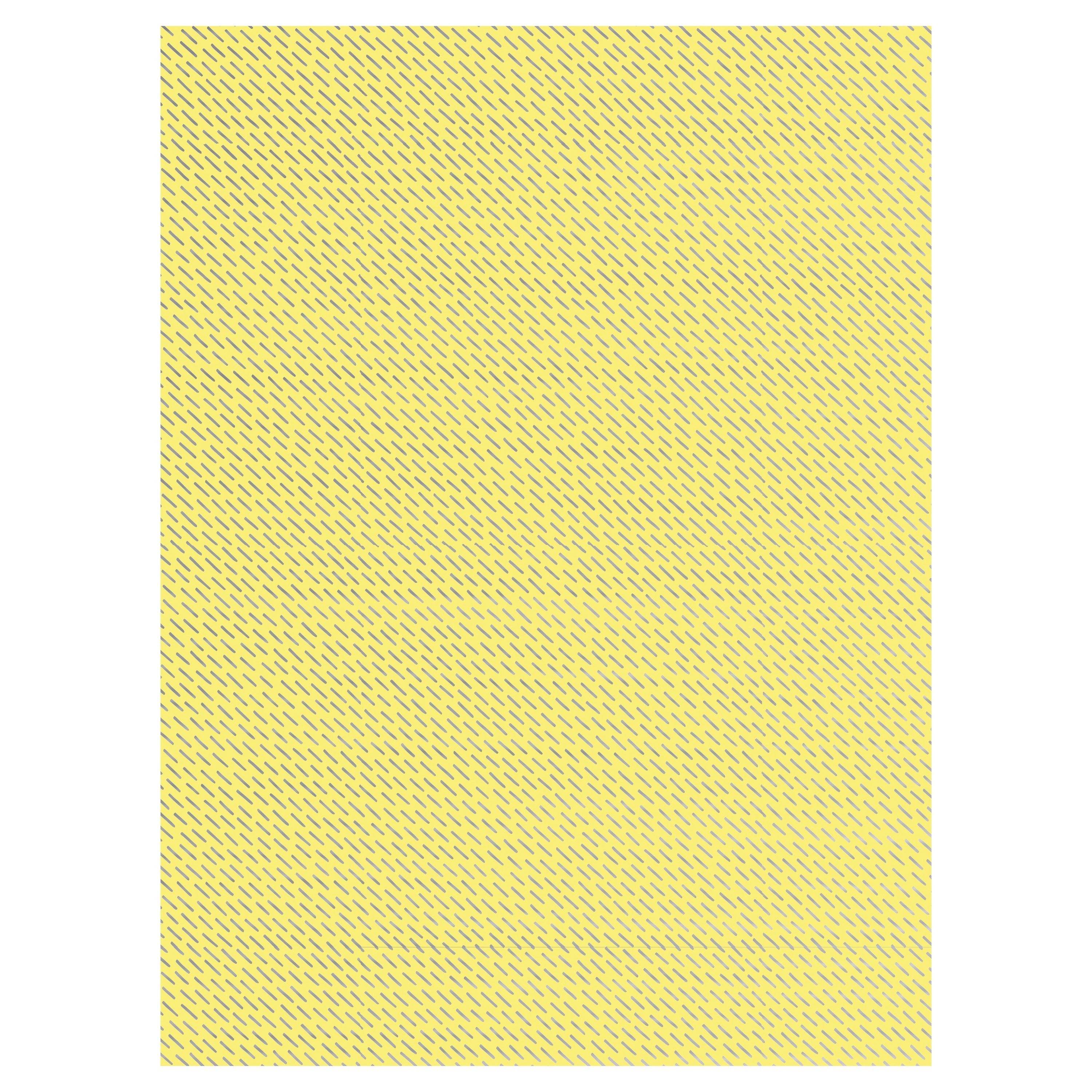 Happy Rain Wallpaper - Yellow&Silver by Marta Bakowski for La Chance For  Sale at 1stDibs