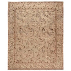 Antique Indian Amritsar Handwoven Wool Rug