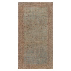 Authentischer überdimensionaler antiker persischer Sarouk-Teppich