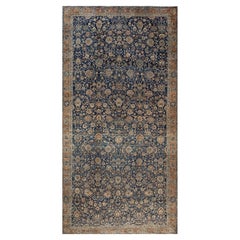 Doris Leslie Blau Oversized Vintage Persian Tabriz Handmade Wool Rug