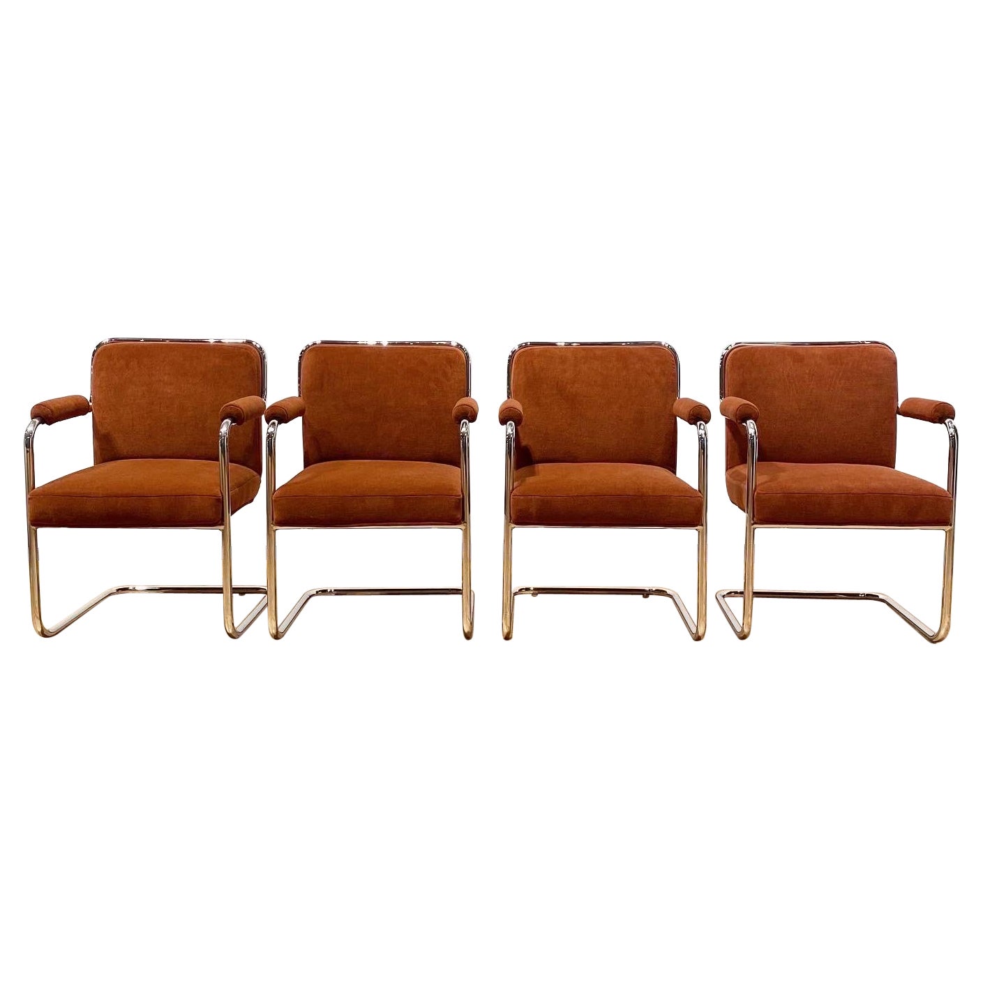 Mid-Century Modern Chrome Dining Chairs