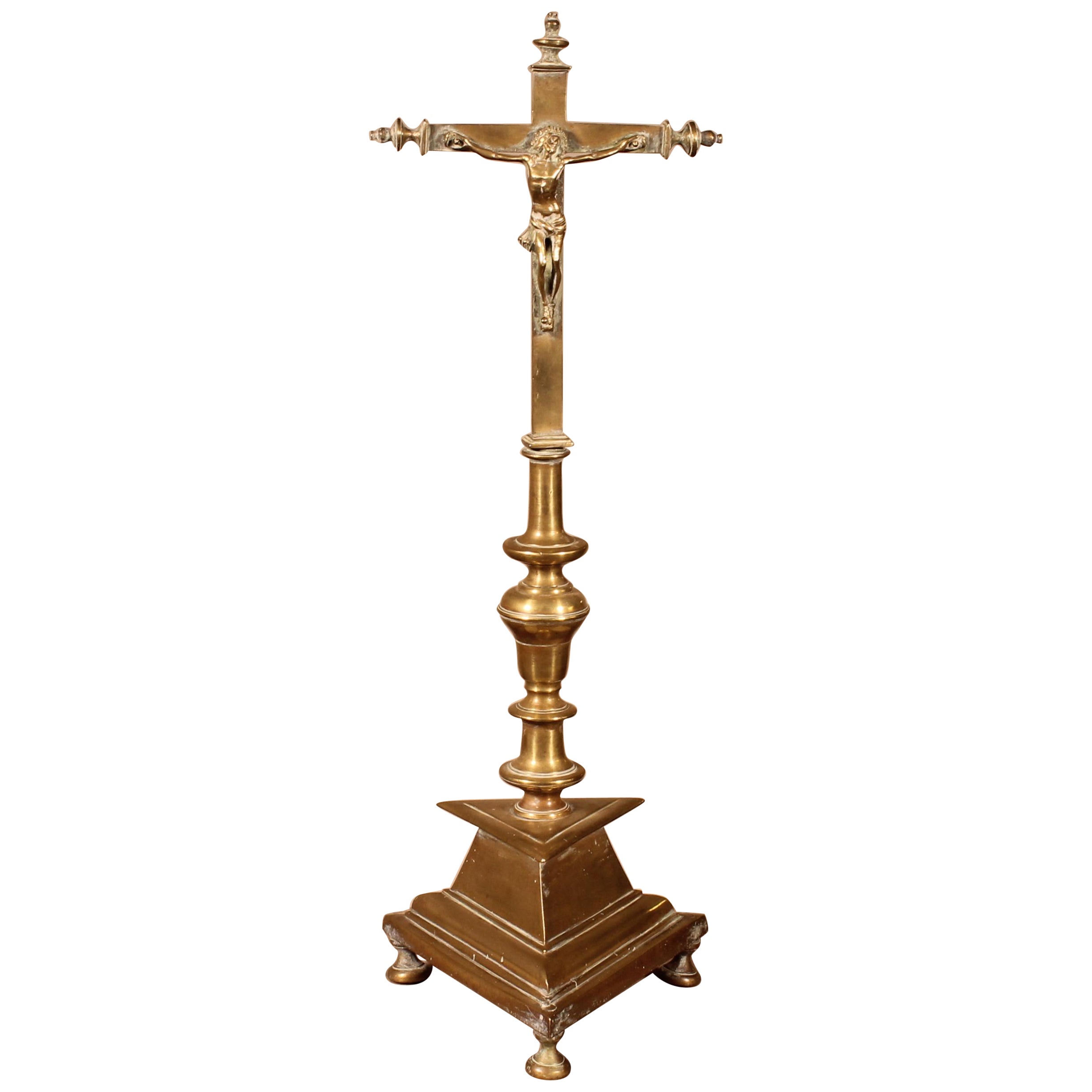 Crucific in Bronze 17th Century-Spain