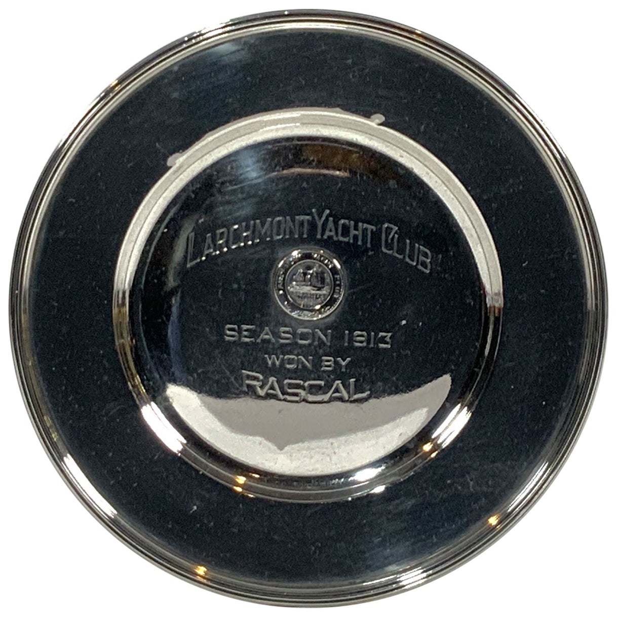 1913 Sterling Larchmont Yacht Club Trophy For Sale