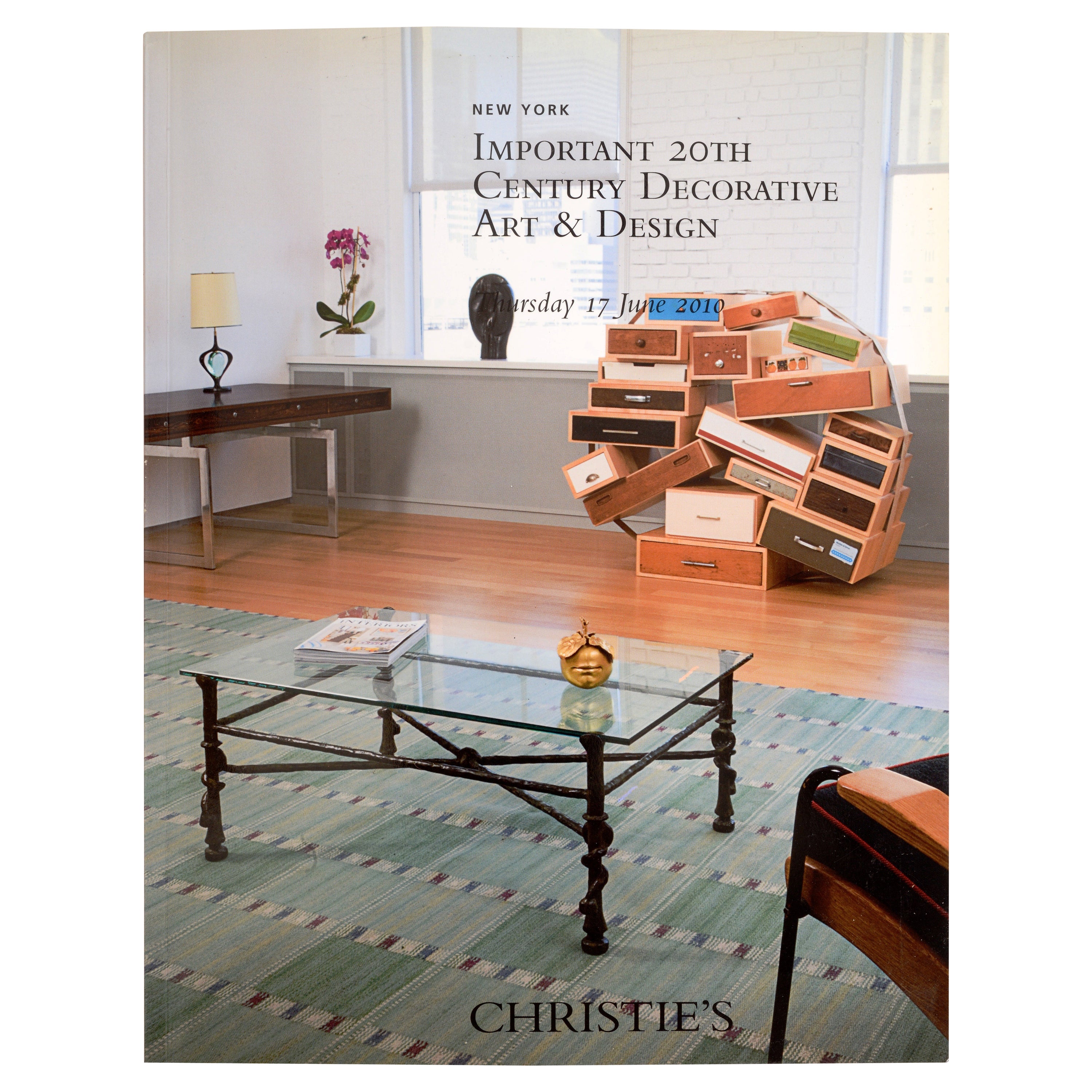Christies juin 2010 Importante œuvre d'art décoratif et de design du XXe siècle en vente