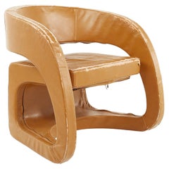 Mid Century Upholstered Lounge Chair