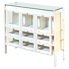 20th Century Vitrine by Carlo de Carli in Lacquered Wood with Flap Doors '40s