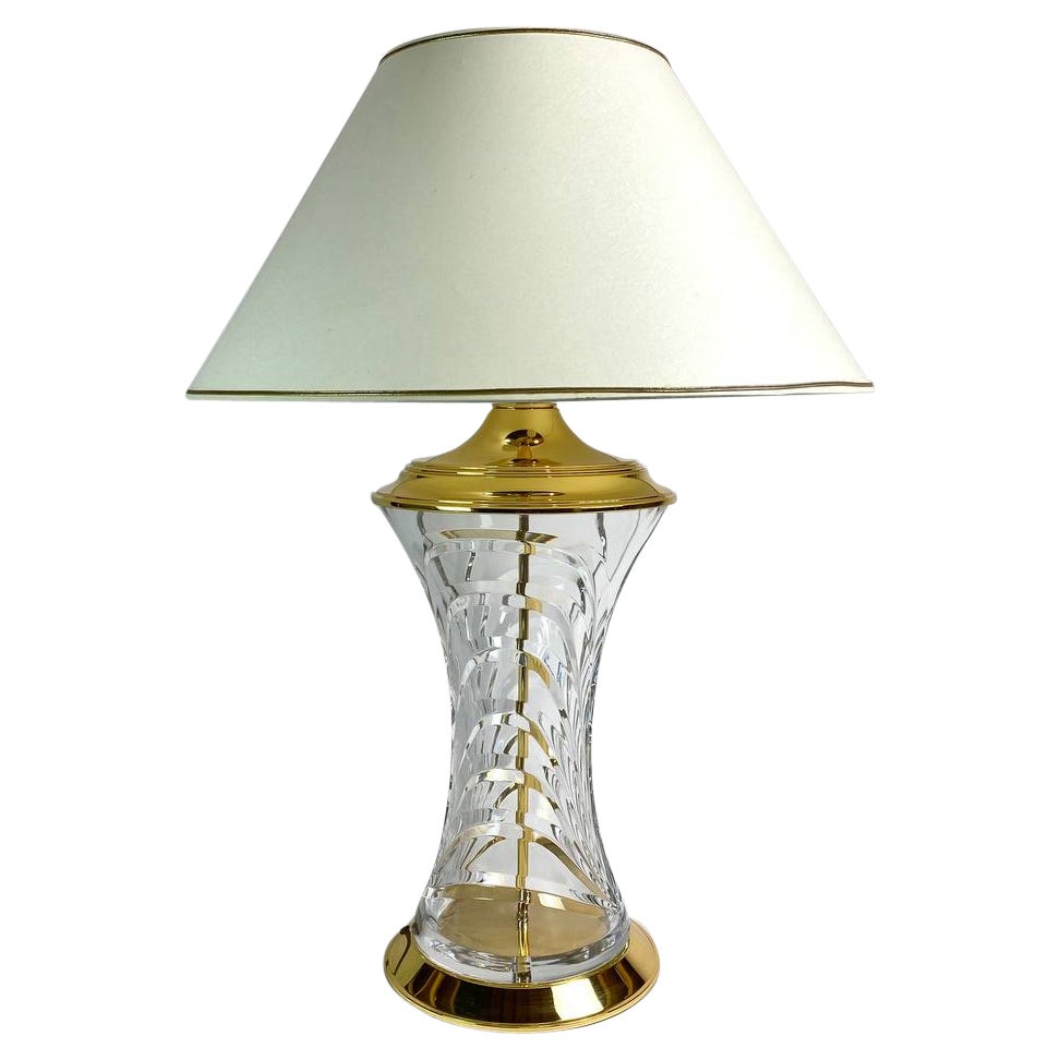 Mid-Century Crystal Table Lamp from Nachtmann, 1970s For Sale