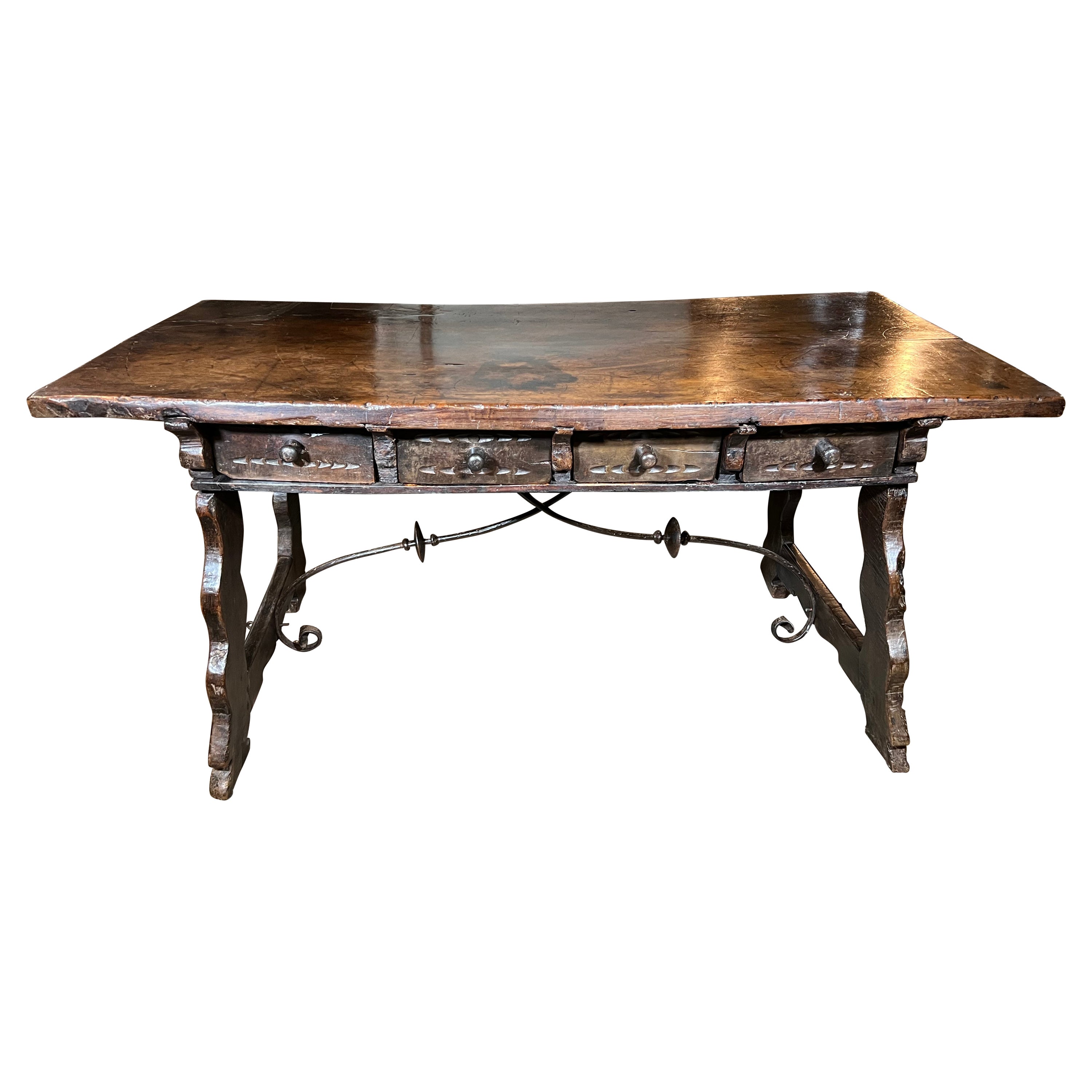 Very Fine 17th Century Spanish Desk For Sale