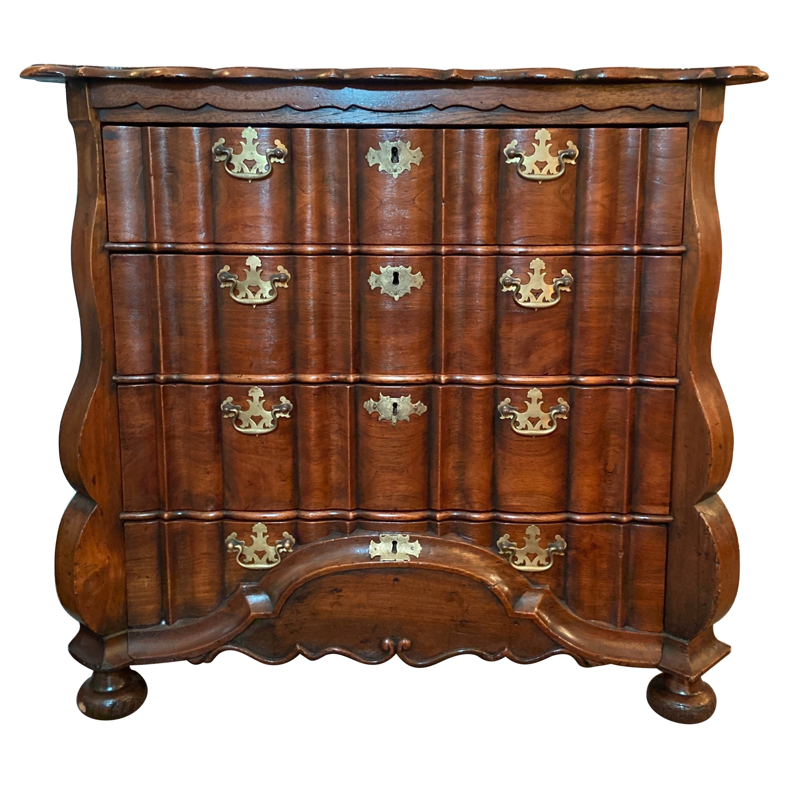 Antique 19th Century Dutch Oak Chest with Oak Lining