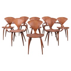 Vintage Sculptural "Pretzel" Dining Chairs by Norman Cherner for Plycraft