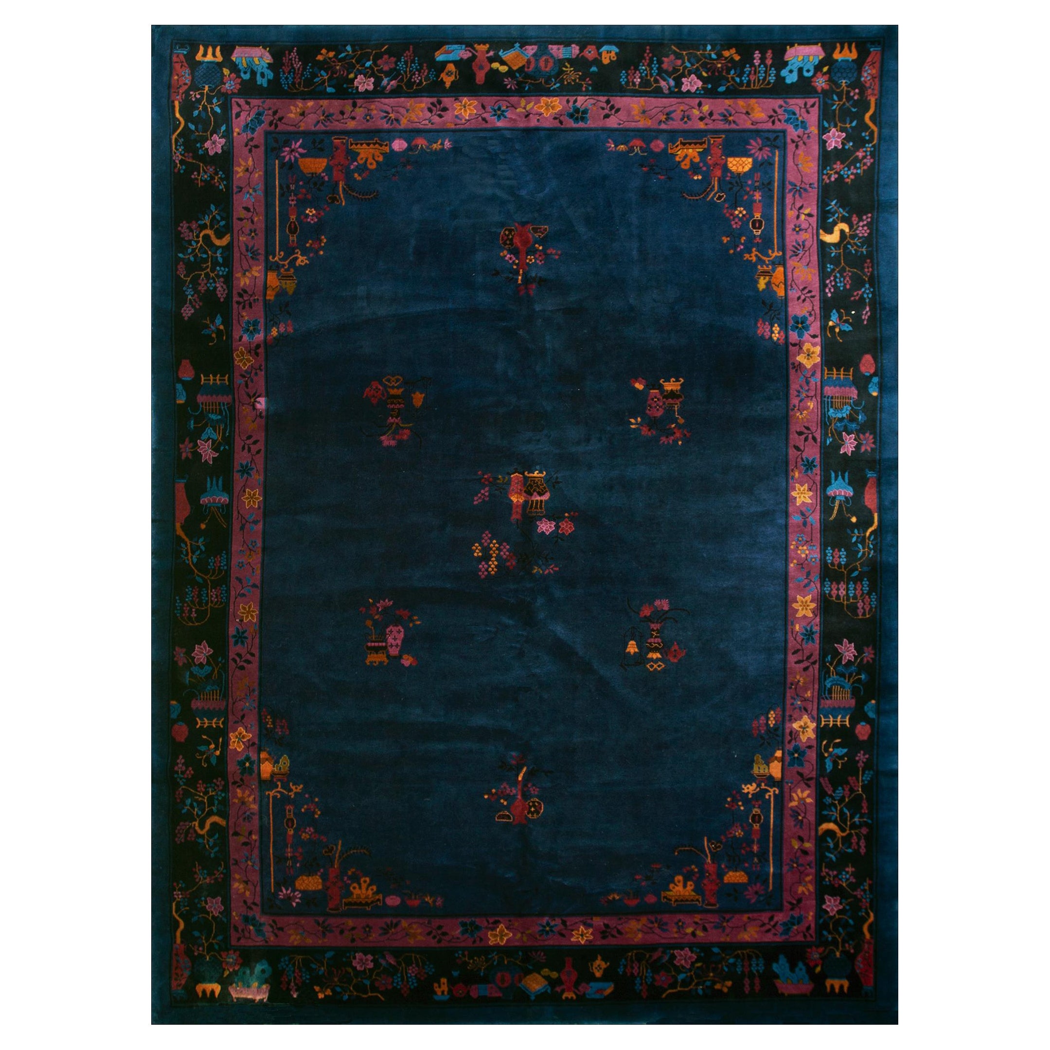 1920s Chinese Art Deco Carpet in Mandarin Quality ( 10' x 13'6" - 305 x 402 )