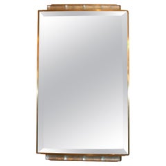 Used Art Deco Mirror with R. Lalique Glass