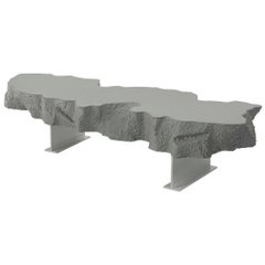 Banc Broken de Gufram en stock par Snarkitecture, gris