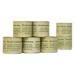 Set of Seven Cans of Artist's Shit After Piero Manzoni