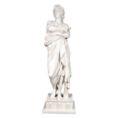Vintage Roman Senator Composite Marble Figure 20th Century