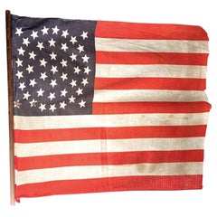 Antique 44 Star American Wyoming Flag