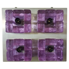 Amethyst Cube Sconces / Flush Mounts by Poliarte - 3 Available