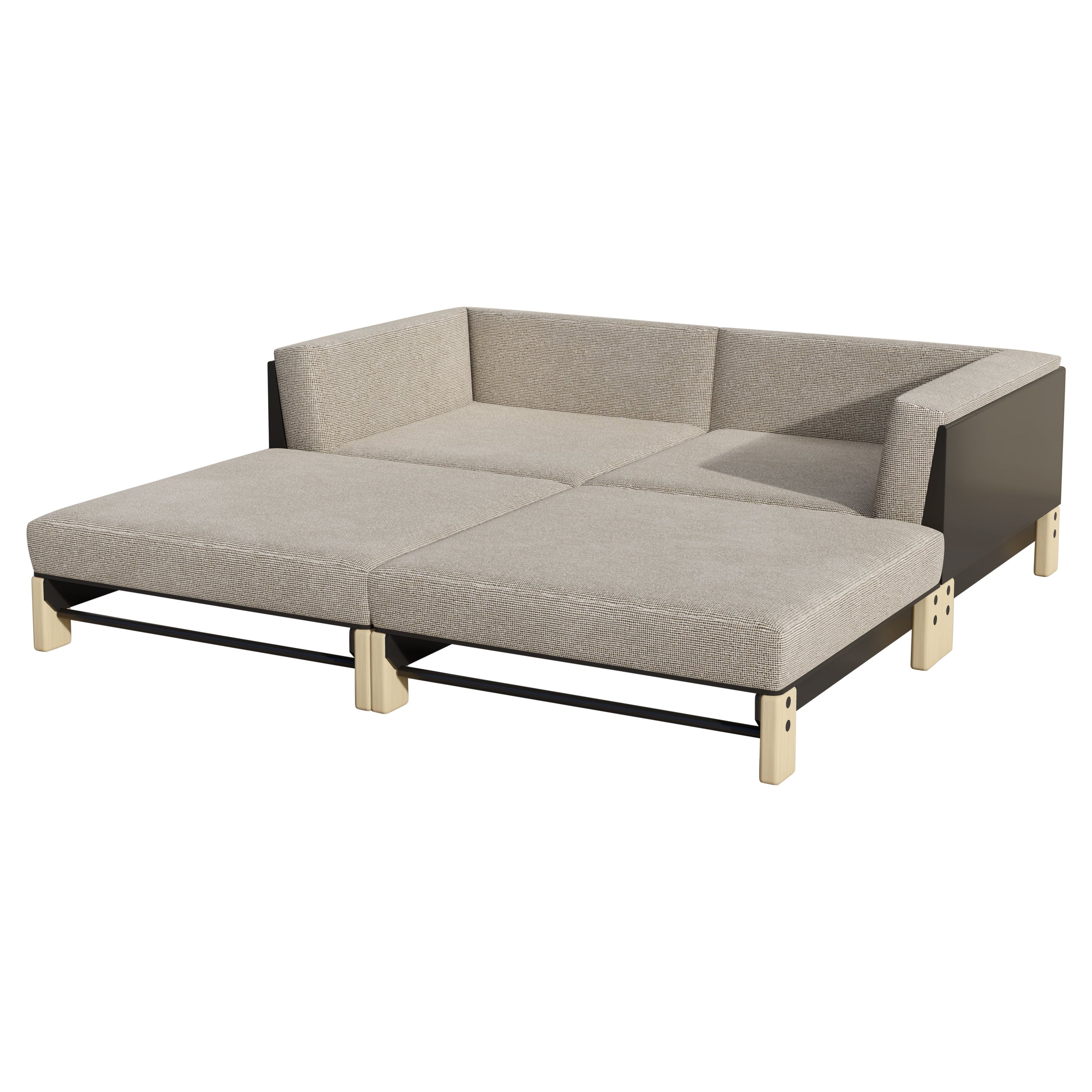 Outdoor-Loungesessel 0:1, Chaise Day Bed