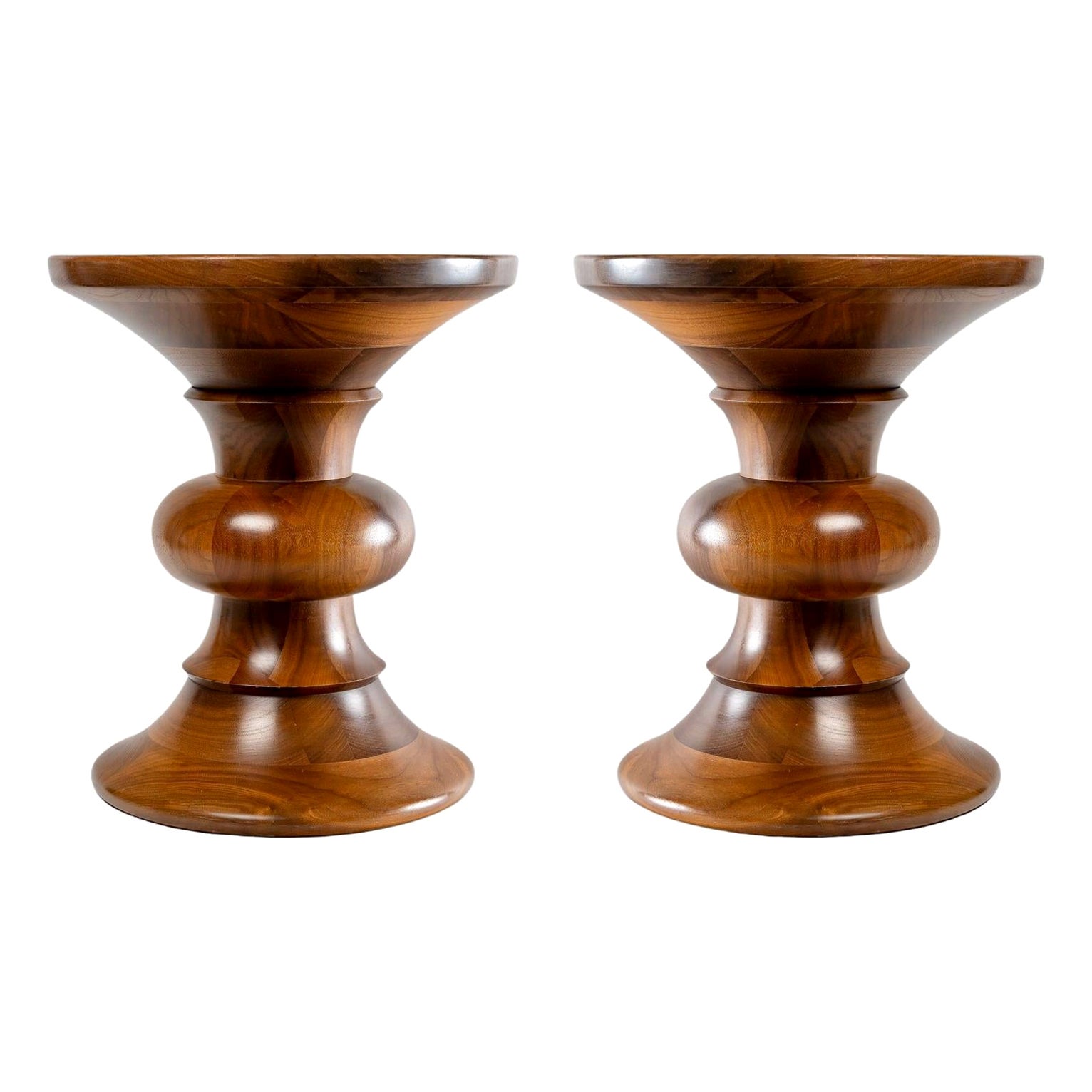 Pair of Stools Model B Charles and Ray Eame, 1970