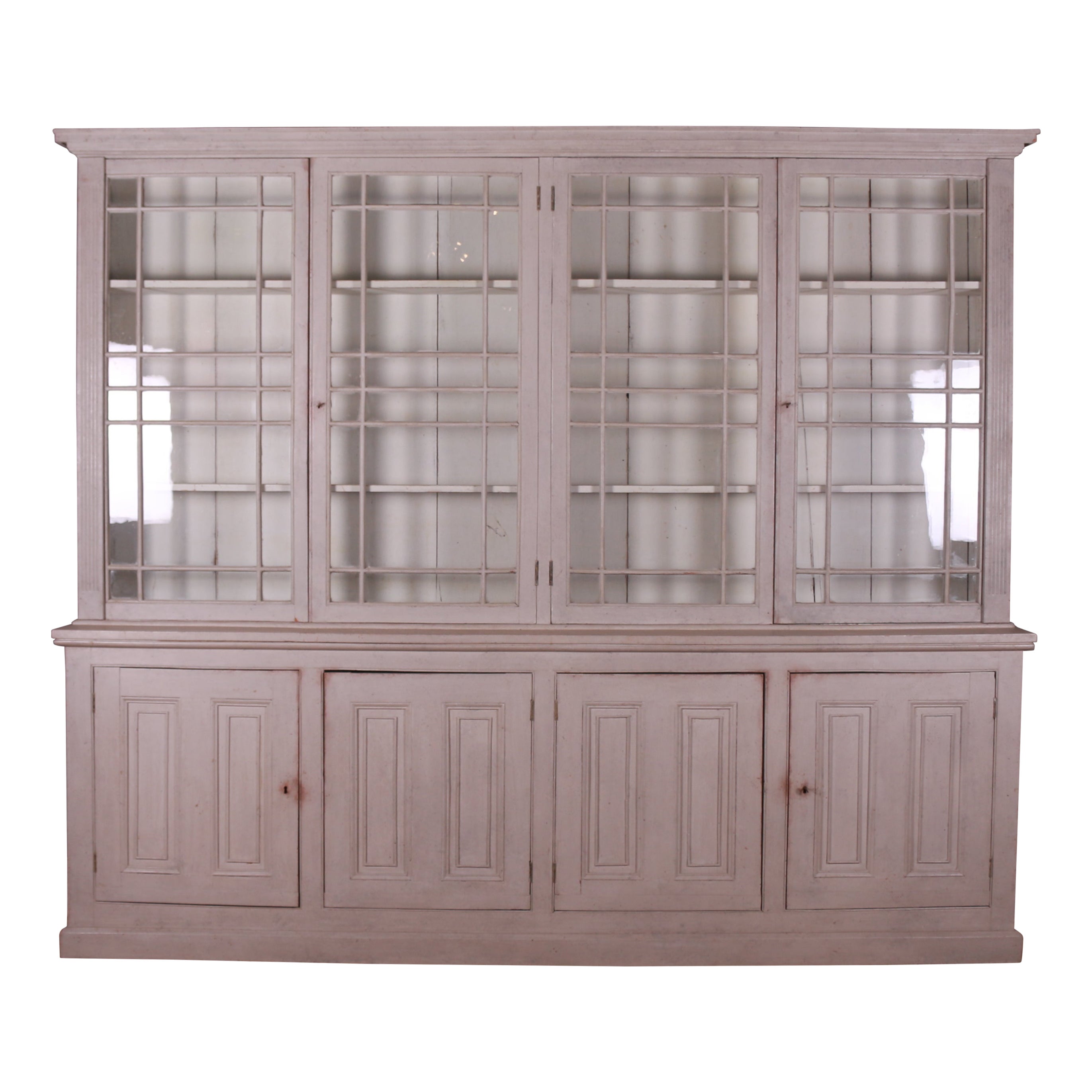 Large English Country House Bookcase For Sale