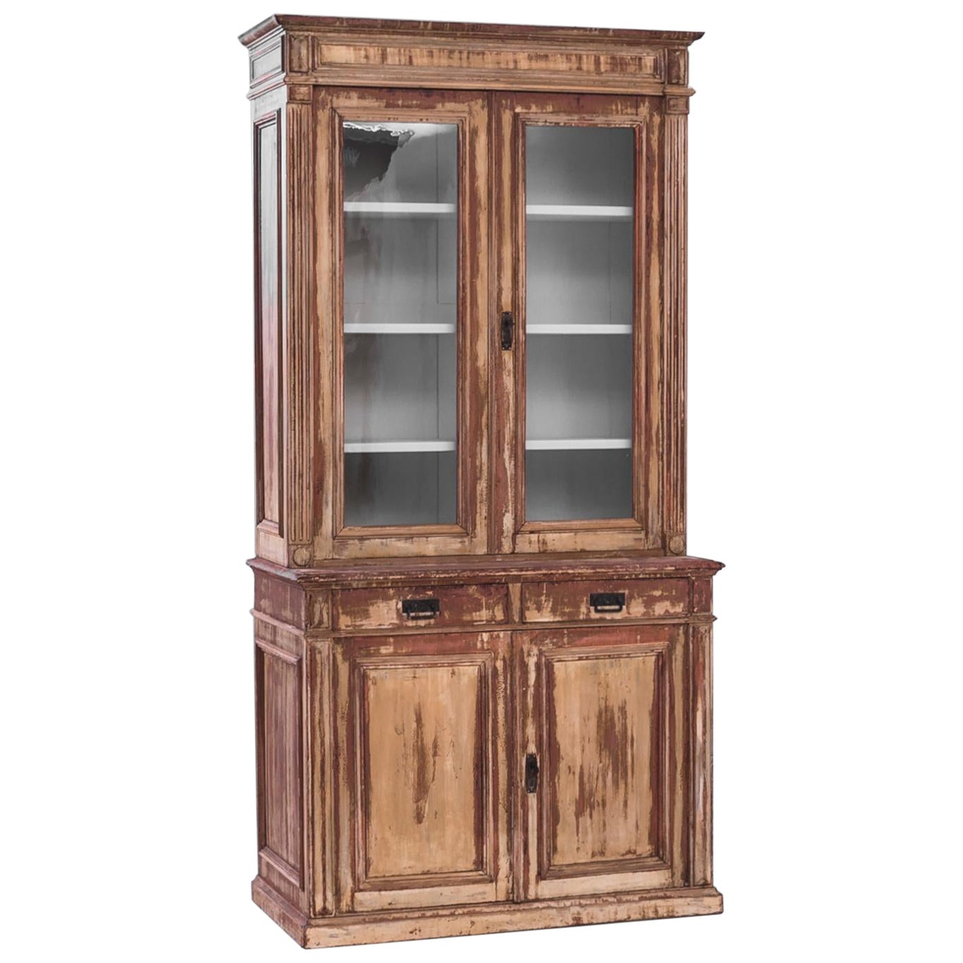 1900s French Wooden Vitrine For Sale