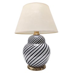 Postmodern Murano Glass Table Lamp in the Style of Lino Tagliapietra, Italy